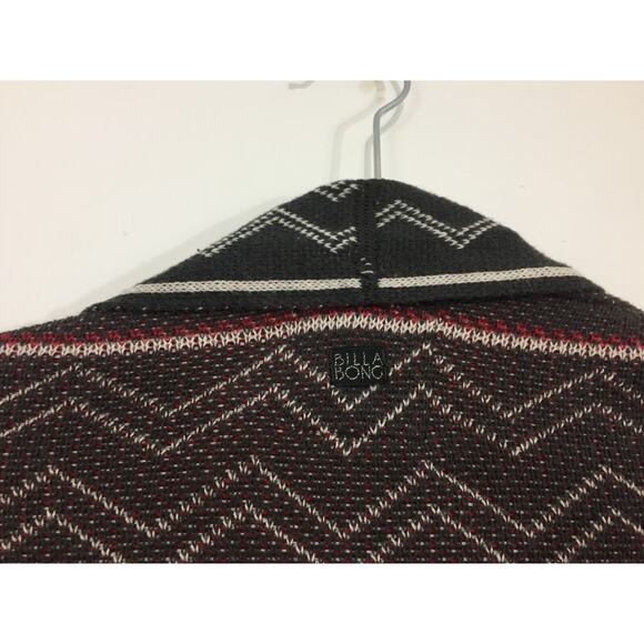 N5) Y2K Billabong Designer’s Closet Cardigan Womens Size S Top Aztec Boho Fringe - Picture 7 of 8